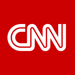 CNN International TV channel logo - Premium channel available on COTT.TV hotel IPTV system